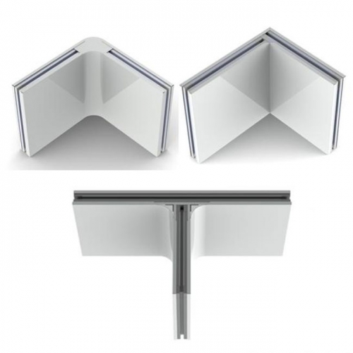 One Piece Cleanroom Circular Corner system