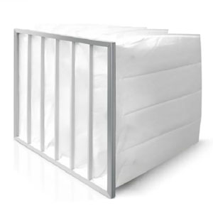 F5 Efficiency Cleanroom Air Filter , 1000m3/h Synthetic Pocket Air Filter