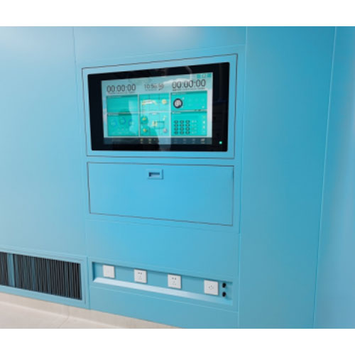 Information panel in front of the operating room