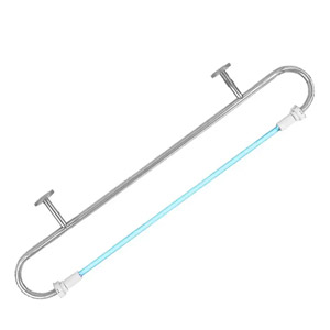 Laboratory stainless steel elbow UV sterilization lamp, LED germicidal lamp for biopharmaceutical/hospital cleanrooms, suspended sterilization lamp