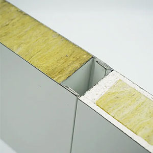 Mgo rock wool panel Clean Room sandwich wall panel Electronics factory sandwich wall panel