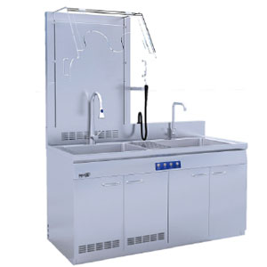 Hospital Supply Center Cleaning and Sterilization Workstation, Ultrasonic Cleaning, Steam Cleaning Tank