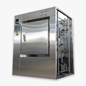 Pulsating vacuum sterilization cabinet