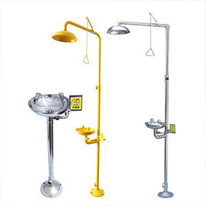 Stainless Steel Emergency Shower and Eyewash Station