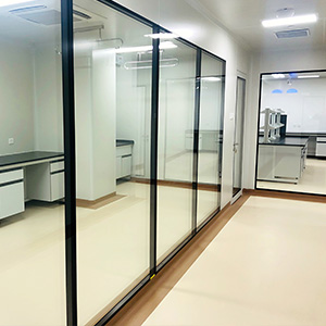 Fireproof Tempered Glass Cleanroom Windows
