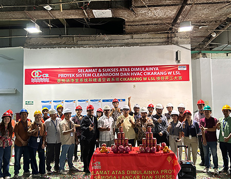 Grand Construction Kick-off Ceremony Held for Sari Roti Bakery Cleanroom Project