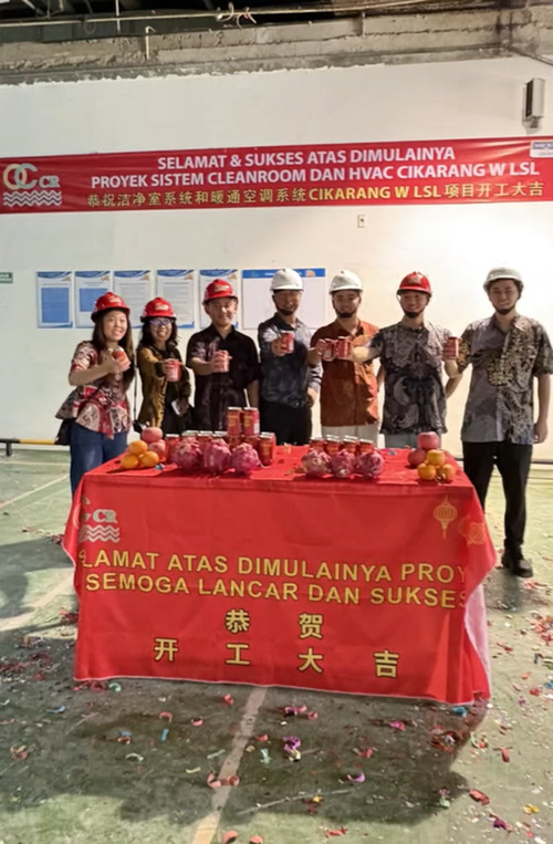 Groundbreaking Ceremony for Food Cleanroom 1