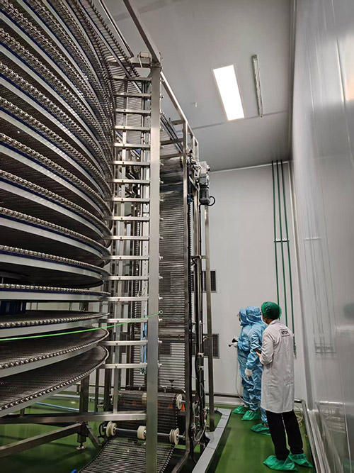 food cleanroom test