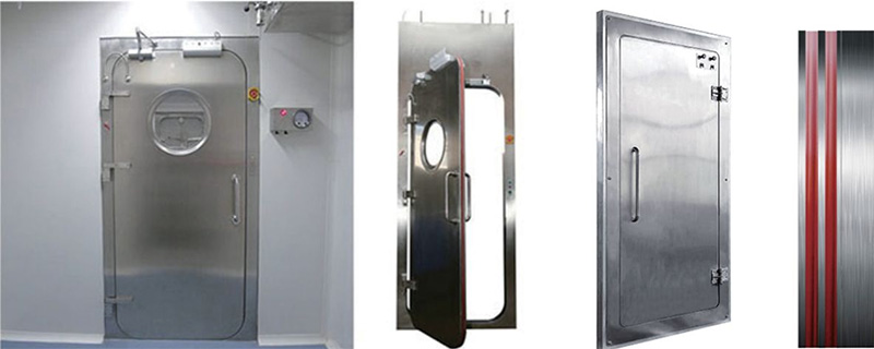 Inflatable sealed airtight doors